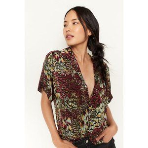 Anthropologie Tiny Postcard Buttondown